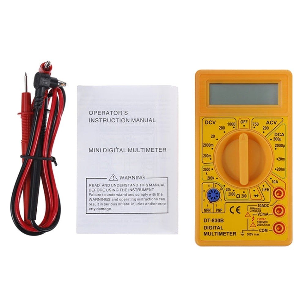 Digitale Multimeter Tester, DT830B Elektrische Voltmeter Ampèremeter, Draagbare Volt Multi Meter, Auto Batterij Tester Circuit Tester Digitale Multimeter Tester, DT830B Elektrische Voltmeter Ampèremeter, Draagbare Volt Multi Meter, Auto Batterij Tester Circuit Tester