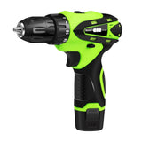 DZ033 12V Electric Screwdriver Lithium Battery Rechargeable Multi-function Cordless Electric Drill Power Tools, 12V Electric Screwdriver