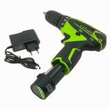 DZ033 12V Electric Screwdriver Lithium Battery Rechargeable Multi-function Cordless Electric Drill Power Tools, 12V Electric Screwdriver
