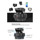 Desiontal YT1200 Electric Gimbal Multifunctional Live Dual-Shaft Control, YT1200