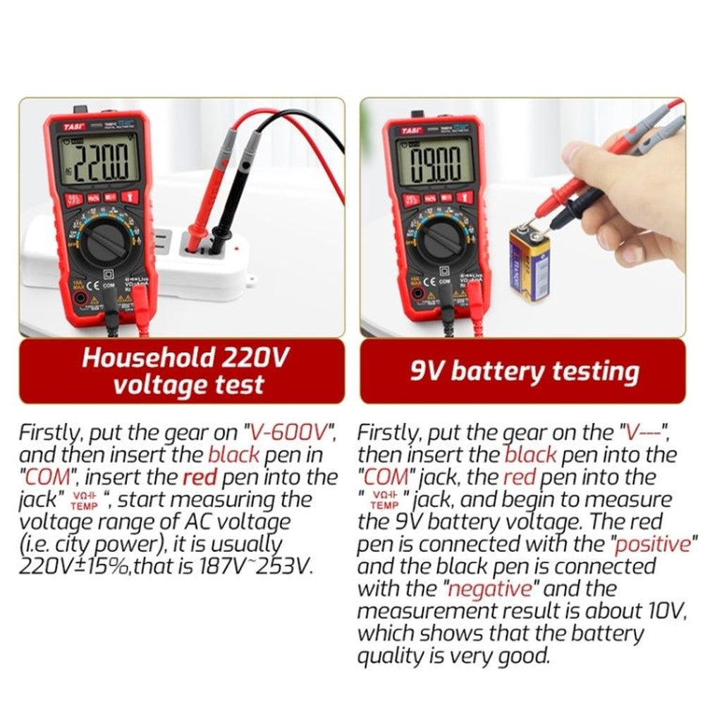 Digital Multimeter High Precision Digital Display Ammeter, TA801B