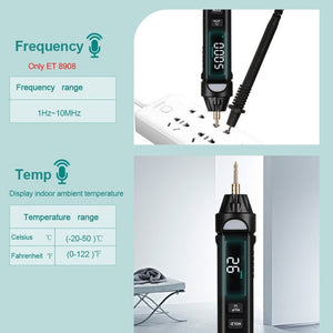 Digital Multimeter Voltage Test Pen Capacitance Meter Diode NVC Tester, WinAPEX  ET8906, WinAPEX  ET8908, WinAPEX  ET8909