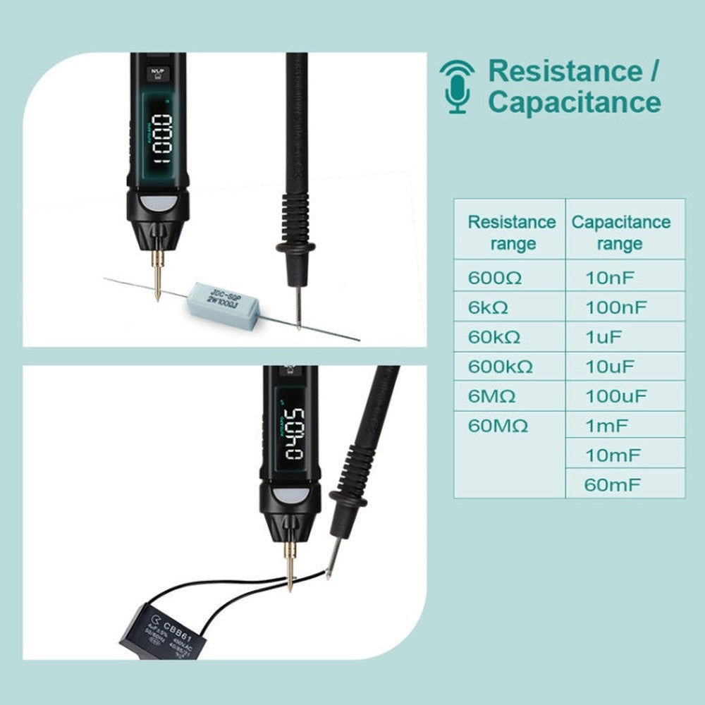 Digital Multimeter Voltage Test Pen Capacitance Meter Diode NVC Tester, WinAPEX  ET8906, WinAPEX  ET8908, WinAPEX  ET8909