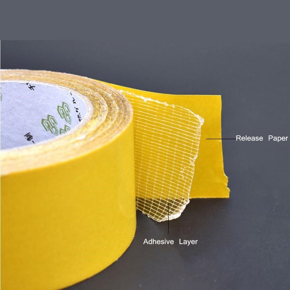 Double - sided Fiberglass Grid Sticky Adhesive Fiber Transparent Mesh Tape, 2 PCS 5mmx50 m, 8mmx50 m, 10mmx50 m, 15mmx50 m, 20mmx50 m, 25mmx50 m, 30mmx50 m, 40mmx50 m, 50mmx50 m - laboratorydeal