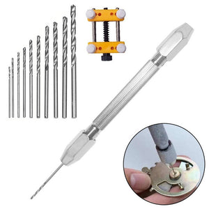 Drill Aluminum Slloy Hand Drill Punch, Drill, Steel Pick, Double - ended Steel Pick, Steel Pick + 10 Drills, Double - ended Steel Pick + 10 Drills, Hand Twist Drill, Steel Pick + Holder + 10 Drills, Double - ended Steel Pick + Holder + 10 Drills�������������... - laboratorydeal