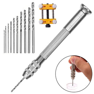 Drill Aluminum Slloy Hand Drill Punch, Drill, Steel Pick, Double - ended Steel Pick, Steel Pick + 10 Drills, Double - ended Steel Pick + 10 Drills, Hand Twist Drill, Steel Pick + Holder + 10 Drills, Double - ended Steel Pick + Holder + 10 Drills�������������... - laboratorydeal