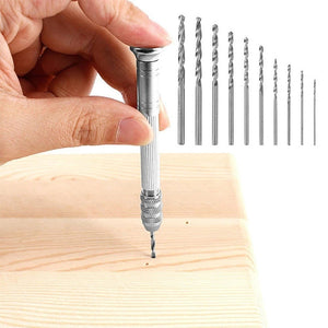 Drill Aluminum Slloy Hand Drill Punch, Drill, Steel Pick, Double - ended Steel Pick, Steel Pick + 10 Drills, Double - ended Steel Pick + 10 Drills, Hand Twist Drill, Steel Pick + Holder + 10 Drills, Double - ended Steel Pick + Holder + 10 Drills�������������... - laboratorydeal