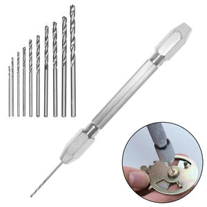 Drill Aluminum Slloy Hand Drill Punch, Drill, Steel Pick, Double - ended Steel Pick, Steel Pick + 10 Drills, Double - ended Steel Pick + 10 Drills, Hand Twist Drill, Steel Pick + Holder + 10 Drills, Double - ended Steel Pick + Holder + 10 Drills�������������... - laboratorydeal