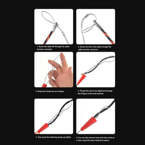 Dual Color Pipe Threading Puller Electrician Manual Threader, 5m Flat Head, 10m Flat Head, 15m Flat Head, 20m Flat Head, 25m Flat Head, 30m Flat Head, 5m Round Head, 10m Round Head, 15m Round Head, 20m Round Head, 25m Round Head, 30m Round Head - laboratorydeal