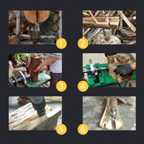Dual-Purpose Firewood Splitting Tool, Hexagon Shank Electric Hammer Drill