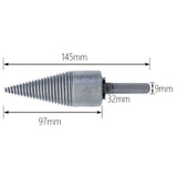 Dual-Purpose Firewood Splitting Tool, Hexagon Shank Electric Hammer Drill