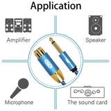 EMK KN603 2Pin 6.5mm Canon Line Balanced Audio Microphone Line,Cable Length:, 0.5m, 1m, 1.5m, 2m, 3m, 5m