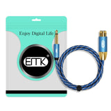 EMK KN603 2Pin 6.5mm Canon Line Balanced Audio Microphone Line,Cable Length:, 0.5m, 1m, 1.5m, 2m, 3m, 5m