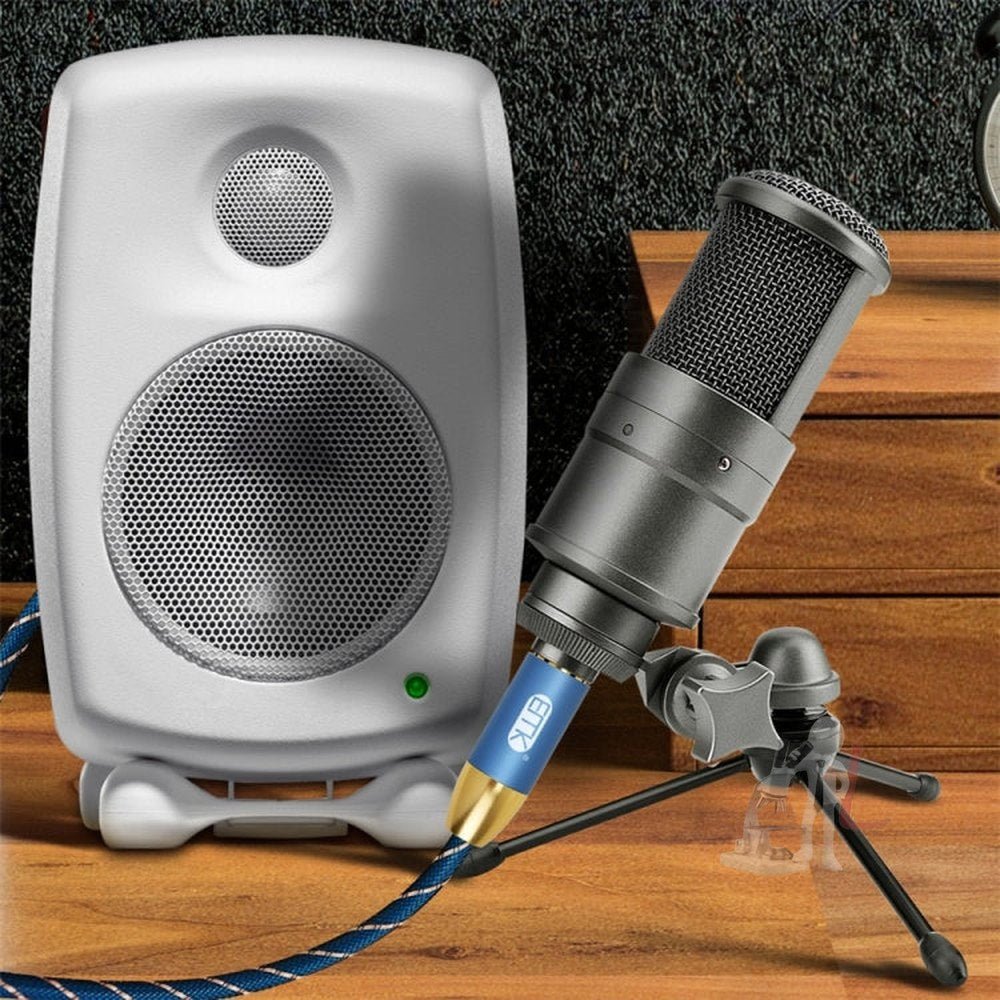 EMK KN603 2Pin 6.5mm Canon Line Balanced Audio Microphone Line,Cable Length:, 0.5m, 1m, 1.5m, 2m, 3m, 5m - laboratorydeal