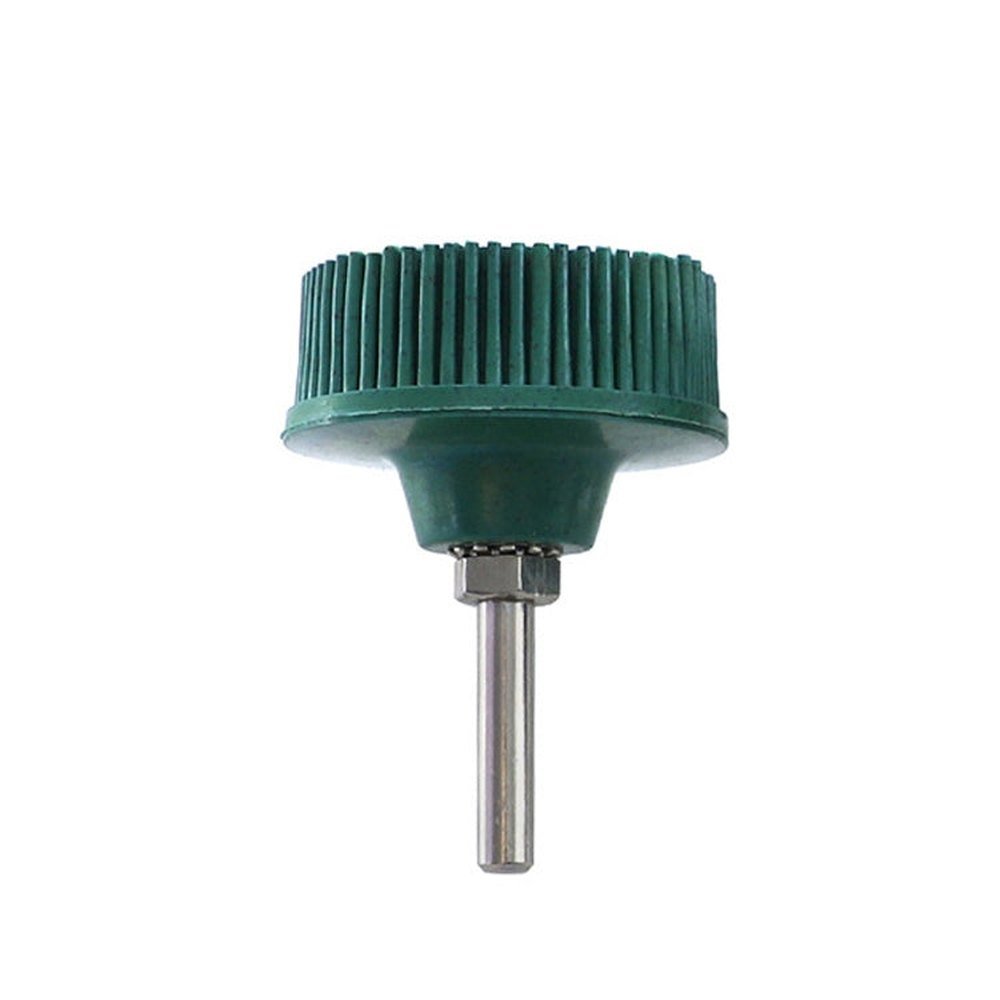 Electric Drill Disc Brush Emery Deburring Polishing Rubber Sanding Brush, Style:, 2 Inch Green, 3 Inch Green, 2 Inch Yellow, 3 Inch Yellow, 2 Inch White, 3 Inch White - laboratorydeal