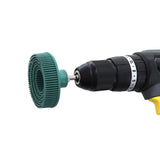 Electric Drill Disc Brush Emery Deburring Polishing Rubber Sanding Brush, Style:, 2 Inch Green, 3 Inch Green, 2 Inch Yellow, 3 Inch Yellow, 2 Inch White, 3 Inch White