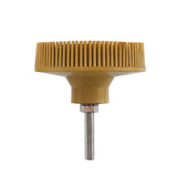 Electric Drill Disc Brush Emery Deburring Polishing Rubber Sanding Brush, Style:, 2 Inch Green, 3 Inch Green, 2 Inch Yellow, 3 Inch Yellow, 2 Inch White, 3 Inch White