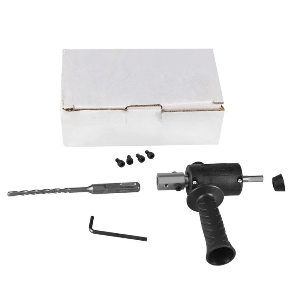 Electric Drill to Electric Hammer Conversion Head Electric Hammer Modification Accessories, Orange, Black - laboratorydeal