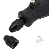 Electric Grinder M8 x 0.75mm 0.3-3.2mm Keyless Rotary Tool Three-jaw Chuck(Long), M8 x0.75mm