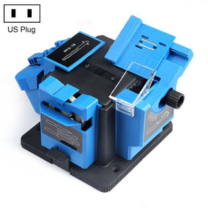 Electric Household Knife Sharpener Scissors Fruit Knife Drill Bit Sharpener, Blue EU Plug, Blue US Plug - laboratorydeal