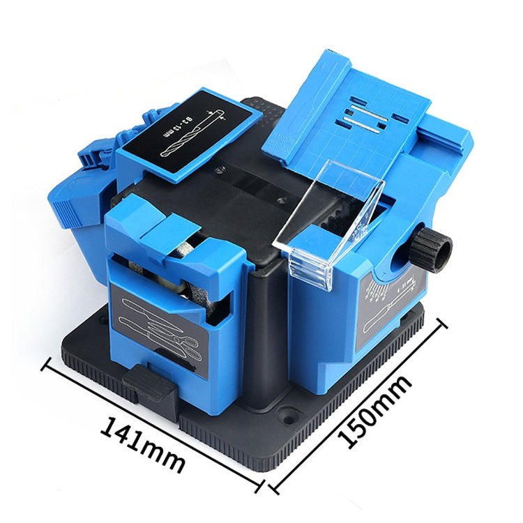 Electric Household Knife Sharpener Scissors Fruit Knife Drill Bit Sharpener, Blue EU Plug, Blue US Plug - laboratorydeal