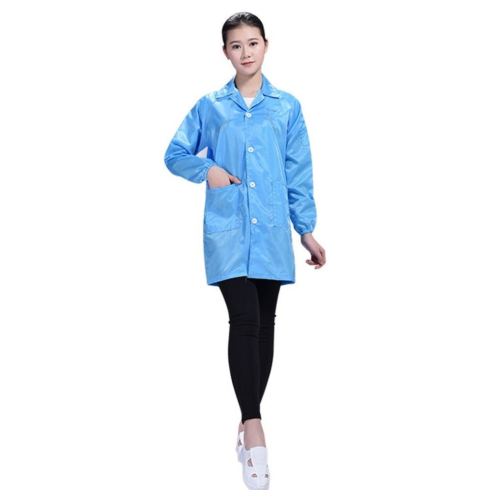 Electronic Factory Anti Static Blue Dust - free Clothing Stripe Dust - proof Clothing, XXL, XXXL, XXXXL, XXXXXL - laboratorydeal