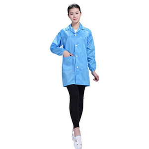 Electronic Factory Anti Static Blue Dust - free Clothing Stripe Dust - proof Clothing, XXL, XXXL, XXXXL, XXXXXL - laboratorydeal