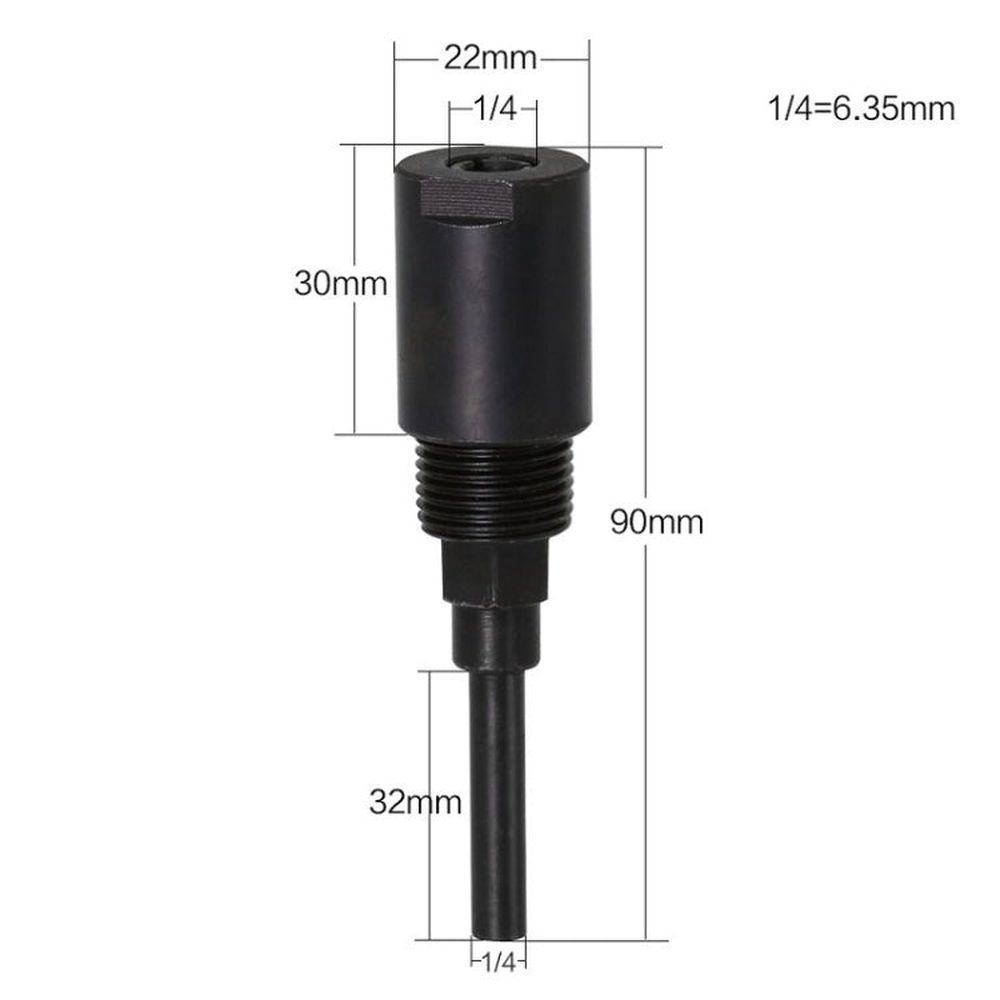 Engraving And Trimming Machine Extension Rod, Style:, 1/4 inch Handle, 8mm Handle, 1/2 inch Handle - laboratorydeal