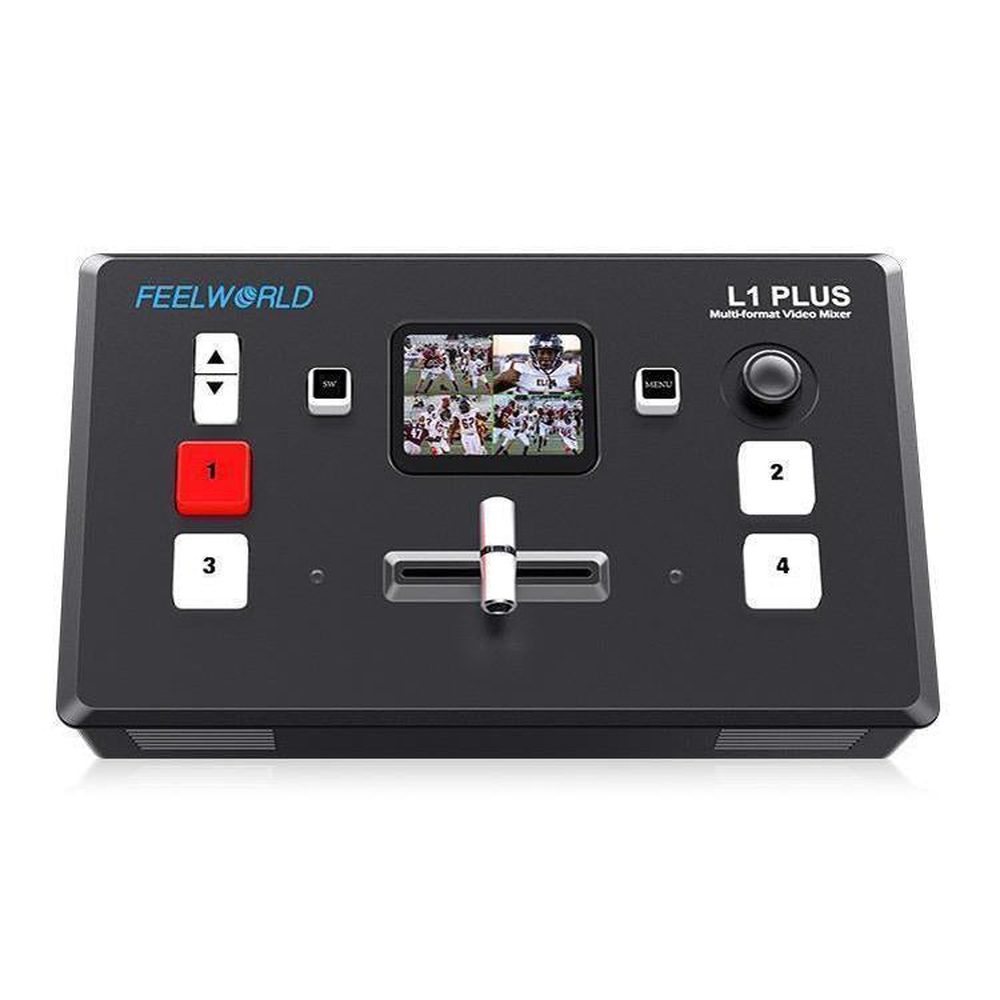 FEELWORLD L1 PLUS Multi - camera Video Mixer Switcher Touch Screen PTZ Control USB3.0 Fast Streaming Switcher, L1 PLUS - laboratorydeal