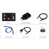 FEELWORLD L1 PLUS Multi-camera Video Mixer Switcher Touch Screen PTZ Control USB3.0 Fast Streaming Switcher, L1 PLUS