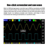 FNIRSI 1013D 1GS Sampling Dual Channel 100M Bandwidth Digital Oscilloscope, US Plug, 1013D