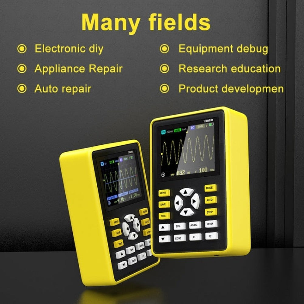 FNIRSI 2.4 Inch IPS Screen 100MHz Digital Oscilloscope, 5012H