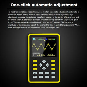 FNIRSI 2.4 Inch IPS Screen 100MHz Digital Oscilloscope, 5012H