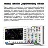 FNIRSI 2 in 1 Dual-channel 100M Bandwidth Digital Oscilloscope 1GS Sampling Signal Generator, US Plug, 1014D, 1014D +P4100 Probe