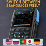 FNIRSI 3 In 1 Handheld Digital Oscilloscope Dual-Channel Multimeter, 2C23T Standard, 2C23T Upgrade