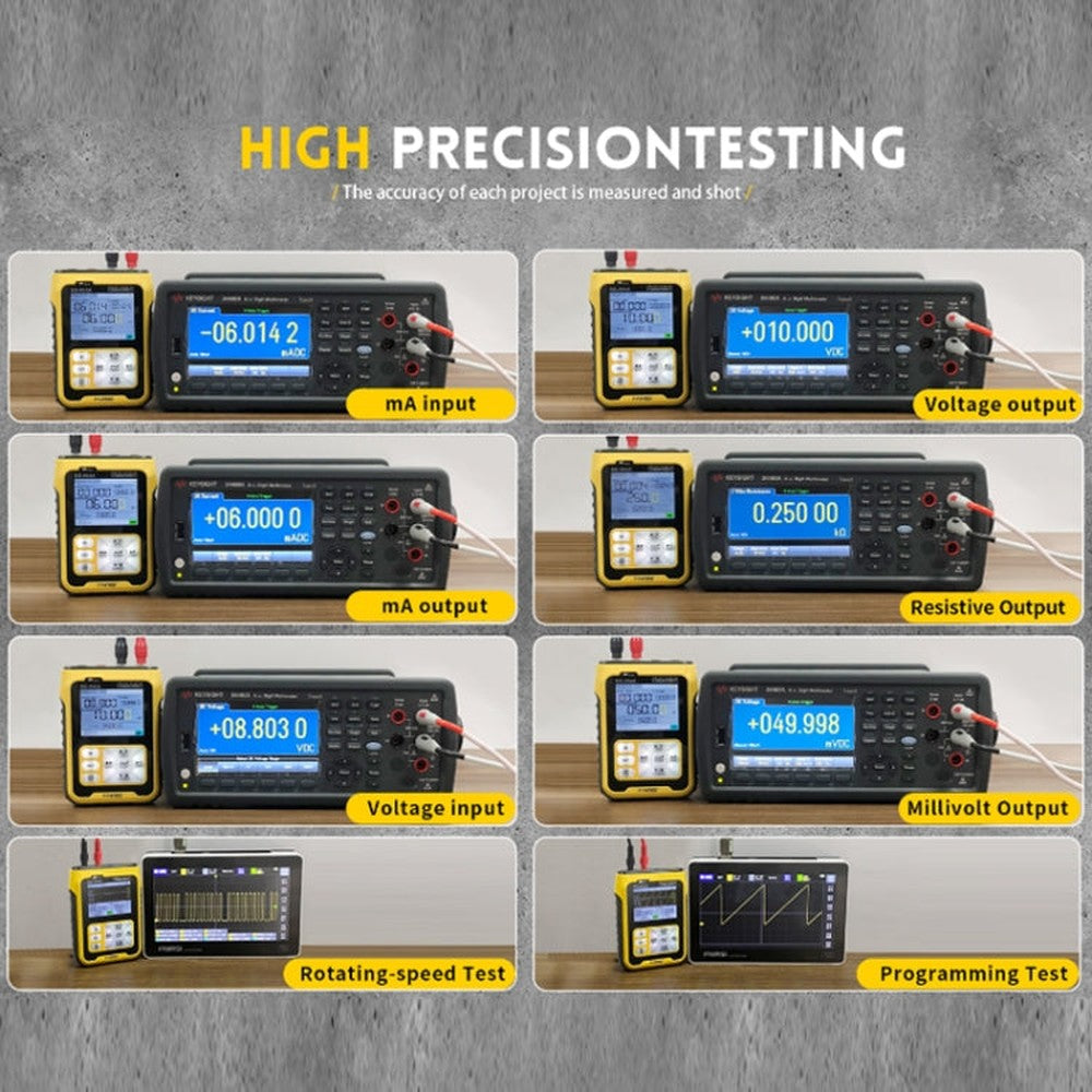 FNIRSI 4-20mA Multi-Function Signal Generator Current Pressure Thermal Resistance Calibrator, SG-004A