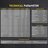 FNIRSI 4-20mA Multi-Function Signal Generator Current Pressure Thermal Resistance Calibrator, SG-004A