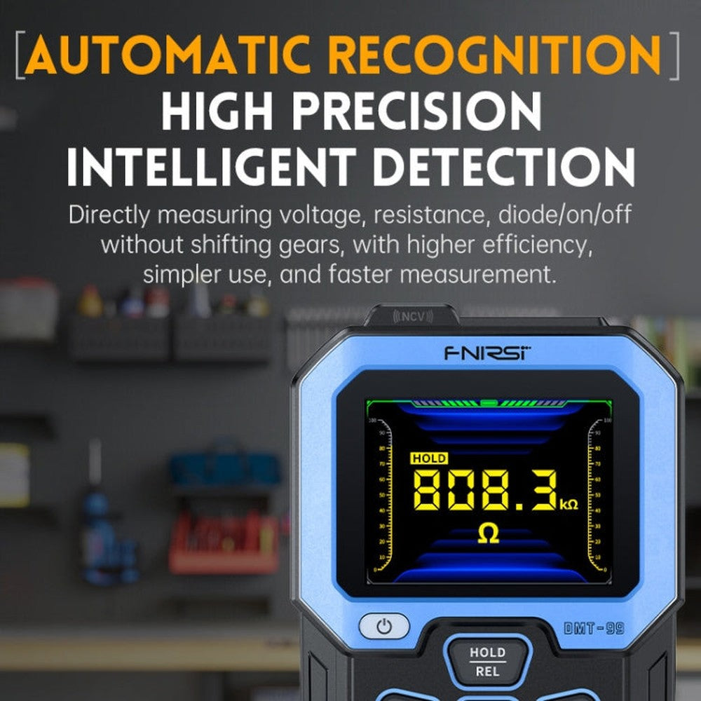 FNIRSI Fully Automatic Digital Display High Precision Intelligent Multimeter, DMT-99
