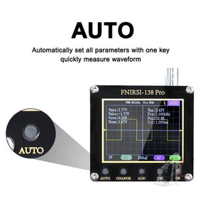 FNIRSI Handheld Small Teaching Maintenance Digital Oscilloscope, Standard Without Battery, Upgrade Without Battery