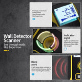 FNIRSI WD-01 Multifunctional Load-Bearing Wall Wire Metal Detector Dark Line Scanner, WD-01