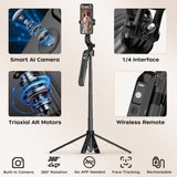 FUNSNAP A6 360 Degree Al Gimbal Selfie Stick Smart Face Tracking Integrated Tripod, A6