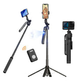 FUNSNAP A6 360 Degree Al Gimbal Selfie Stick Smart Face Tracking Integrated Tripod, A6