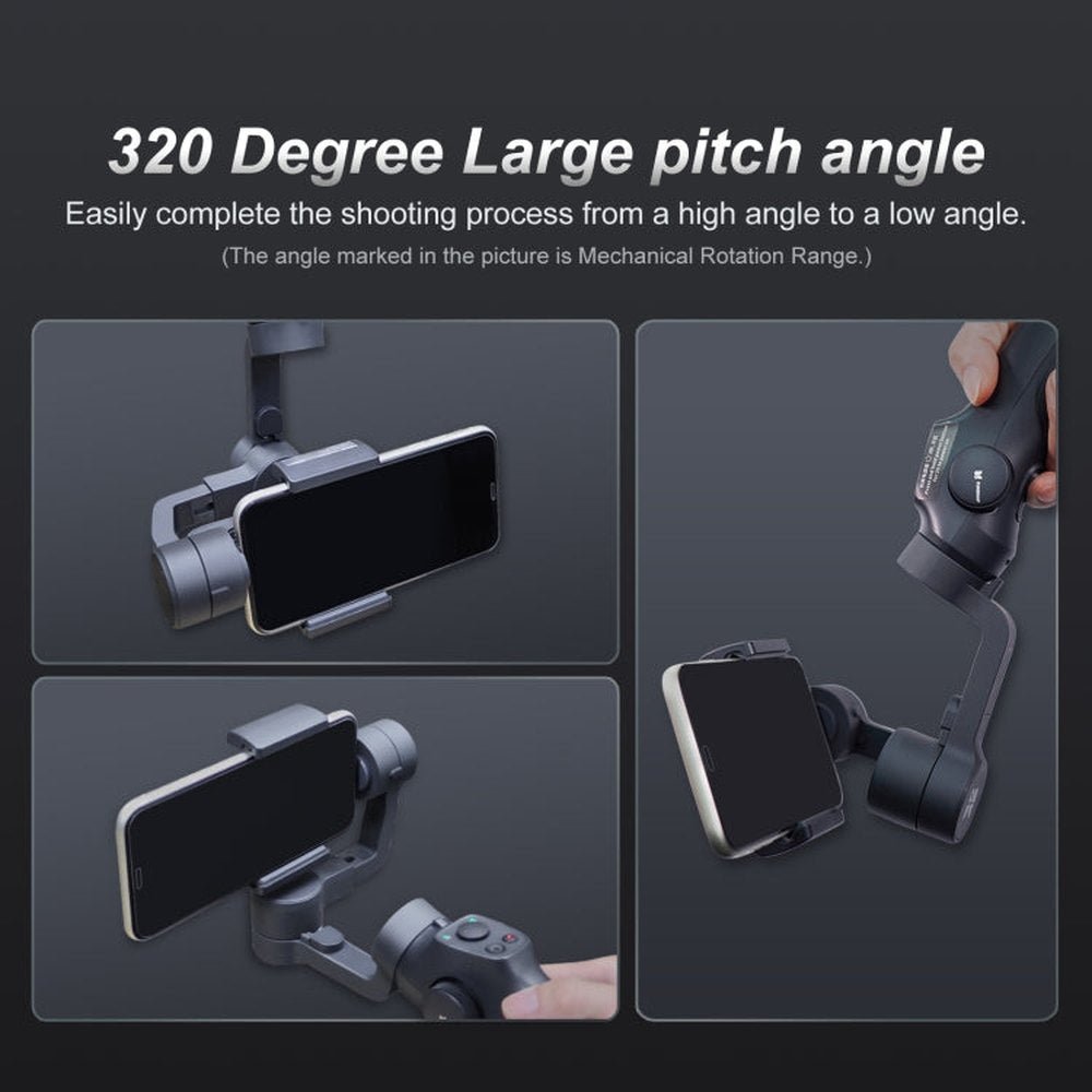 FUNSNAP Capture 2s Smart 3 - Axis Handheld Gimbal Phone Live Stabilizer, Capture 2s Basic, Capture 2s Combo - laboratorydeal