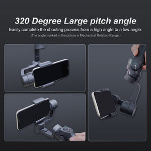 FUNSNAP Capture 2s Smart 3 - Axis Handheld Gimbal Phone Live Stabilizer, Capture 2s Basic, Capture 2s Combo - laboratorydeal