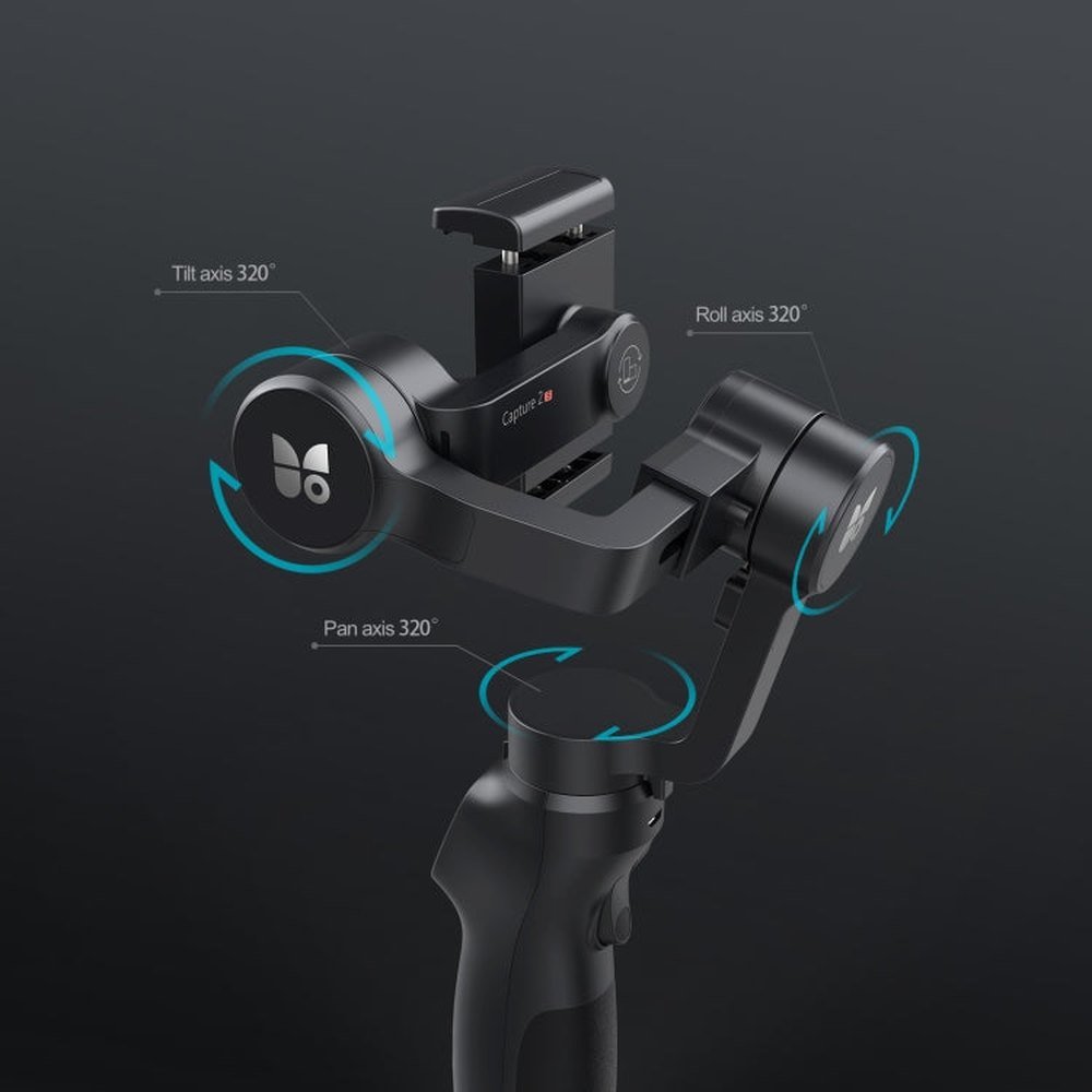 FUNSNAP Capture 2s Smart 3 - Axis Handheld Gimbal Phone Live Stabilizer, Capture 2s Basic, Capture 2s Combo - laboratorydeal