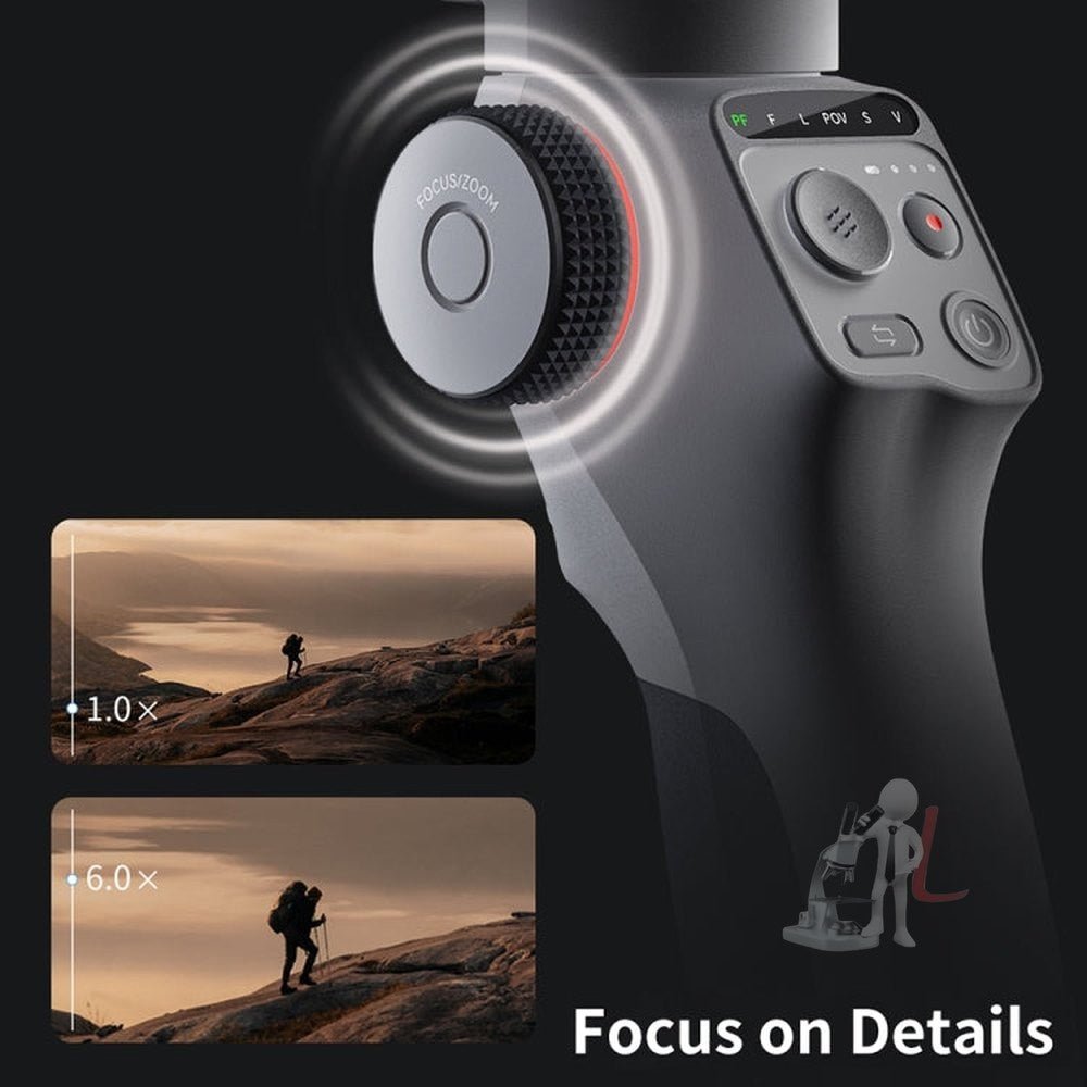 FUNSNAP Capture 5 Professional 3-Axis Handheld Gimbal Phone Live