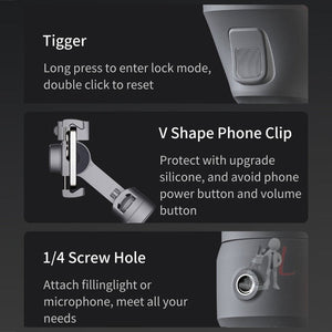 FUNSNAP Capture 5 Professional 3 - Axis Handheld Gimbal Phone Live Stabilizer, Capture 5 Basic, Capture 5 Combo - laboratorydeal