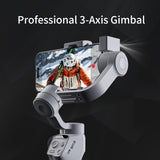 FUNSNAP Capture 5 Professional 3-Axis Handheld Gimbal Phone Live Stabilizer, Capture 5 Basic, Capture 5 Combo