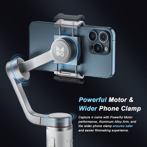 FUNSNAP Capture π Aluminum Alloy Arm 3 - Axis Handheld Phone Gimbal, Capture π Basic, Capture π Combo - laboratorydeal