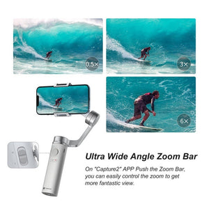 FUNSNAP Capture π Aluminum Alloy Arm 3 - Axis Handheld Phone Gimbal, Capture π Basic, Capture π Combo - laboratorydeal